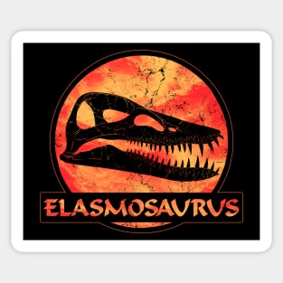 Elasmosaurus Fossil Skull Sticker